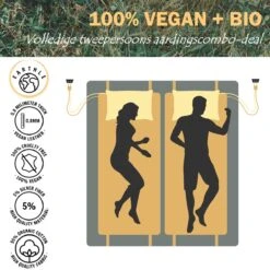 Earthle Volledige Earthing Tweepersoons Aardingsset - 2x Slaapmat + 2x Kussensloop - Aardingsmat - Aarden - Earthing Mat - Aarding - Grounding Mat - Kussensloop - Aardingskussensloop - Combo Deal -Home Furniture Shop 1200x1200 549