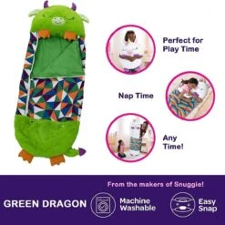 Draak Slaapzak -160 Cms | Kinderslaapzak | Slaapzak Junior | Nappers | Children Sleeping Bag | Kinderen Slaapzak | Super Soft 2 In 1 Fun Pillow &Sleepy For Boys | Draak Slaapzak | Zachte Slaapzak | Knuffel Slaapzak | 2 In 1 Slaapzak | Kinderen -Home Furniture Shop 1200x1200 8