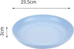 Merkloos Green-goose® Bio-based Borden | Set Van 4 | 19.5x3 Cm | Duurzame, Vaatwasserbestendige Borden Voor Camping, Vakantie Of Picknick | Vaatwasserbestendig -Home Furniture Shop 1200x801 3