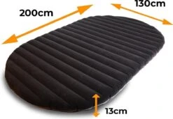 Deryan Luxe Twin Luchtbed - Tweepersoons Luchtbed Inclusief Pomp - 200 Cm X 130 X 13 Cm -Home Furniture Shop 1200x831