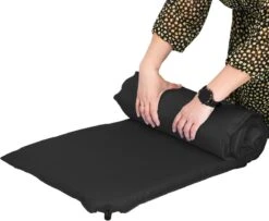 Springos Slaapmat | Zelfopblazend | 180 Cm | Inclusief Hoes | Zwart -Home Furniture Shop 1200x986 2