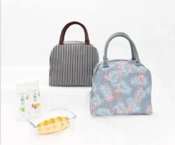 Lunchtas - Koeltas - Schooltas - Leuke Vrolijke Picknicktas - Kinderen & Volwassenen - Zwart/Wit -Home Furniture Shop 1200x995 1