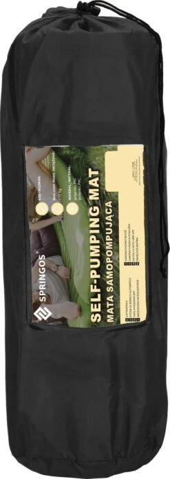 Springos Slaapmat | Zelfopblazend | 180 Cm | Inclusief Hoes | Zwart -Home Furniture Shop 426x1200 1