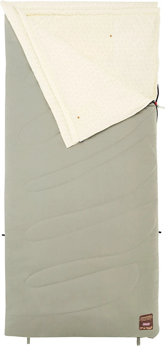 Coleman Monstera XL Slaapzak - 220 X 100 Cm - Beige 1 Coleman Monstera XL Slaapzak - 220 X 100 Cm - Beige