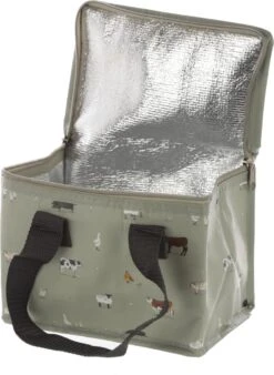 Kleine Koeltas Voor Lunch Grijs Met Boerderij Dieren Print 16 X 21 X 14 Cm 4,7 Liter - Koeltassen -Home Furniture Shop 878x1200 1